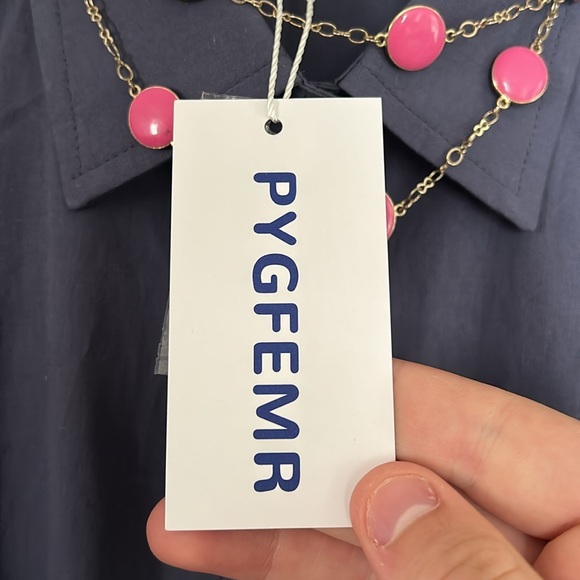 Brand new dress with collar and matching necklace - Picture 2 of 3